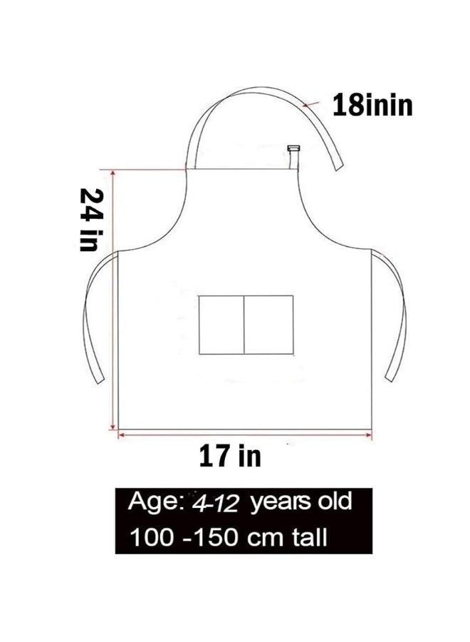 Tamicy طقم قبعة وش apron للأطفال مكون من 10 قطع - Image 1