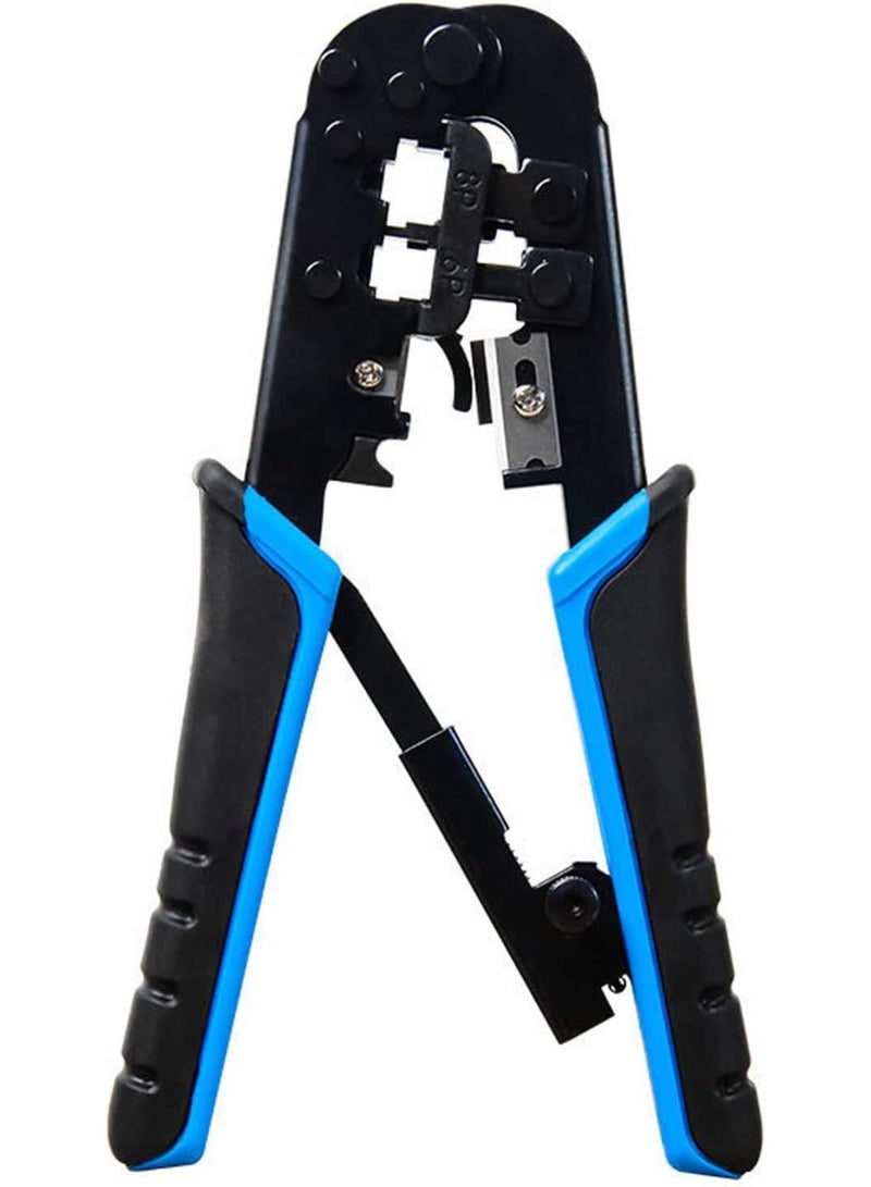 GGOOT Cable Crimping Tool, Net Cable Crimping Tool, Wire Crimp Tool Network Cable Connector Net Crimper Pliers 3 in 1 6P 8P Crimping, Tools & Hardware 