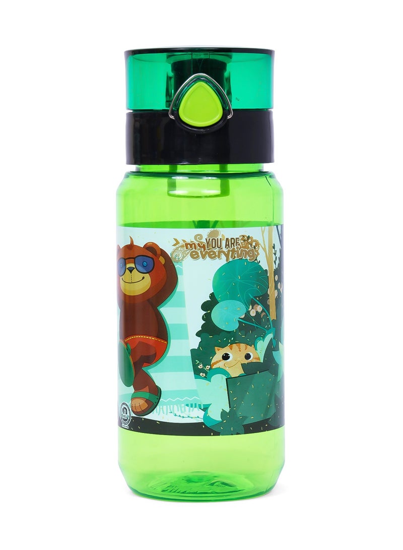 Eazy Kids زجاجة ماء للأطفال 500 مل - أخضر - Image 1