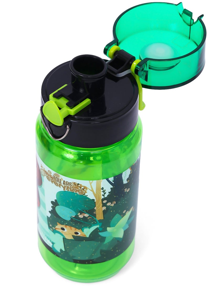Eazy Kids زجاجة ماء للأطفال 500 مل - أخضر - Image 4