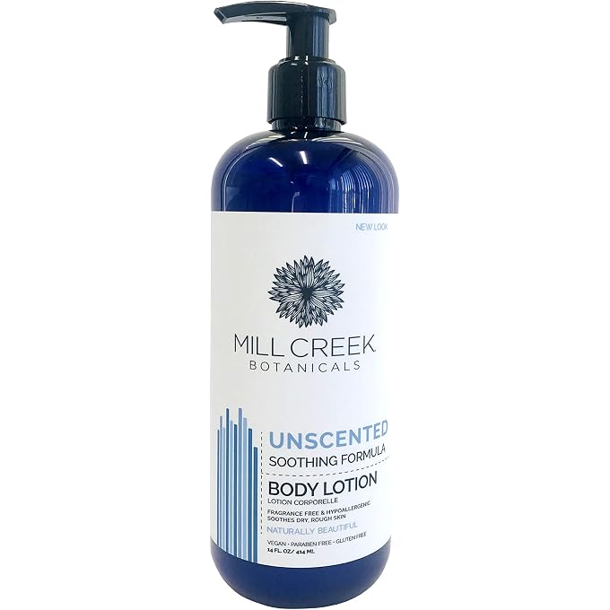 Mill Creek Botanicals Hand and Body Lotion Unscented, 16 Fluid Ounce - Image 1
