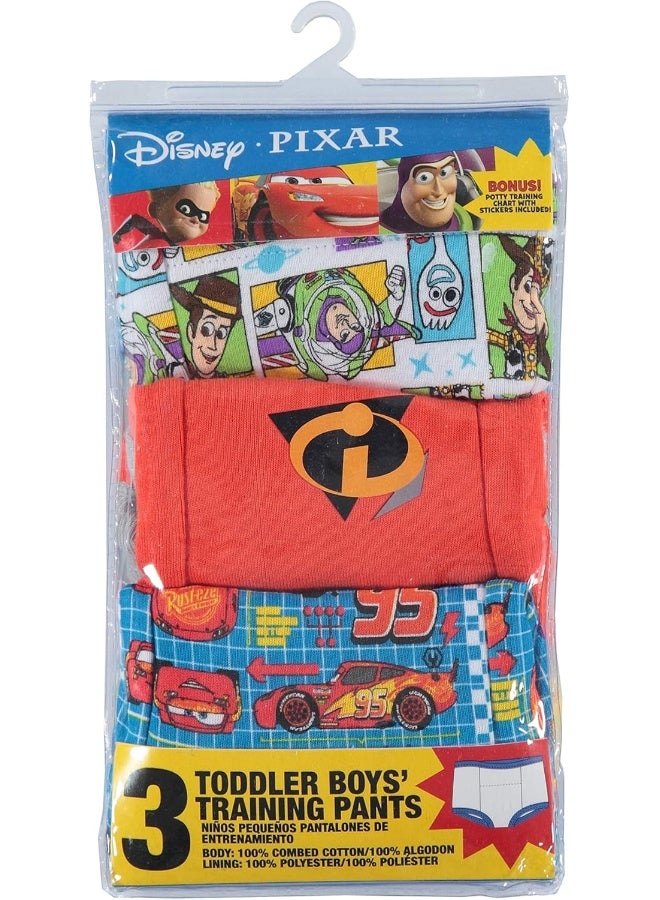 Disney unisex-baby Pixar Potty Training Pants With Cars, Toy Story, Nemo & More With Chart & Stickers - Image 5
