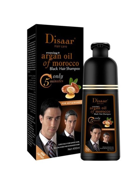 Argan Hair Color Shampoo Black 400 ml