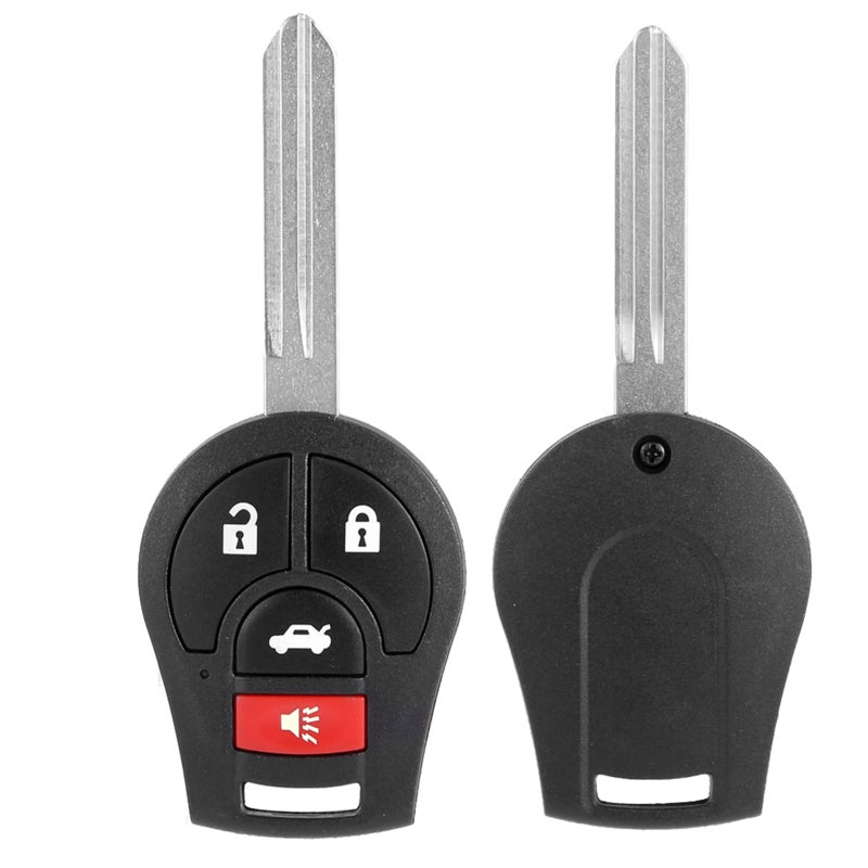 Smart Car Key 4 Button 46 Chip ABS Material - Durable Wear-resistant Anti-scratching Car Key Replacement for 2013-2017 Nissan Vers - Image 2
