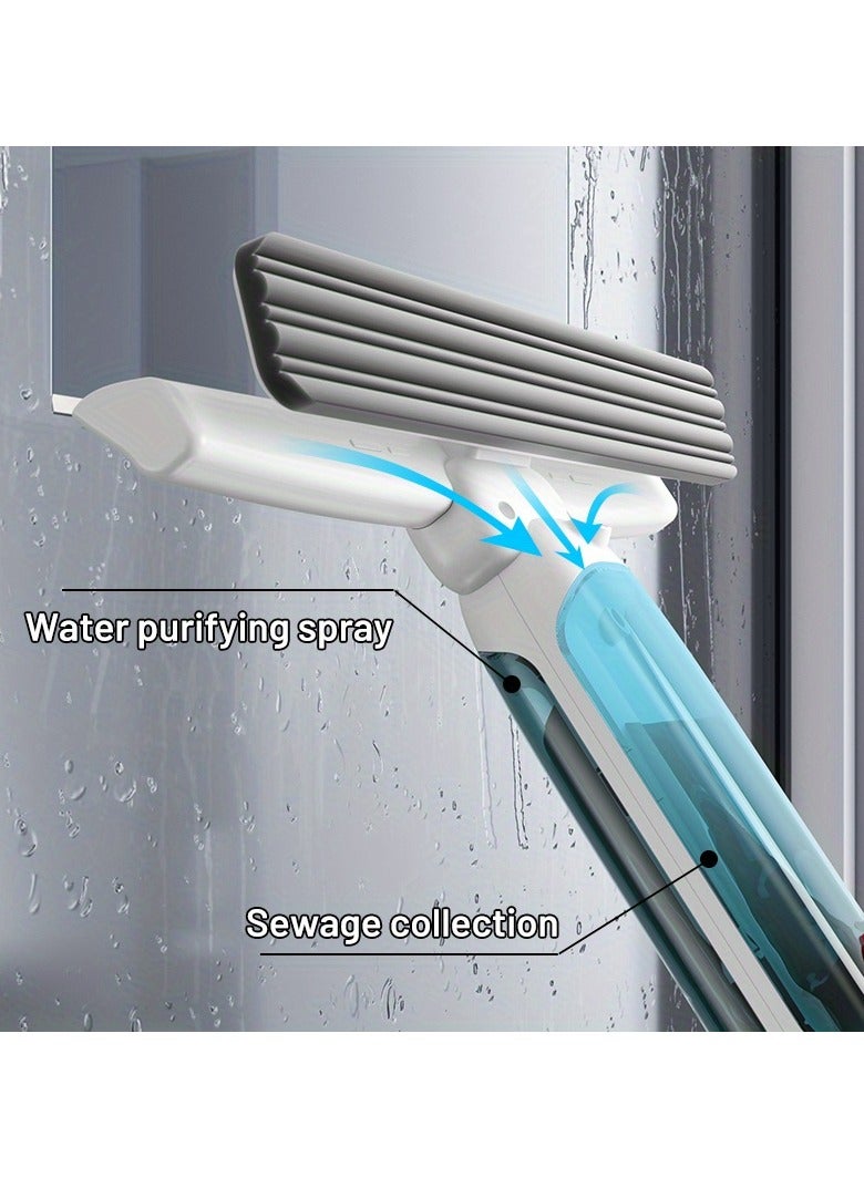 AROAQ Extra Long 189.99cm Spray Window Cleaner with Dual Control High Rise Glass Cleaning Tool, Water Efficient, Multi Function Wiper for Home Use - Image 3