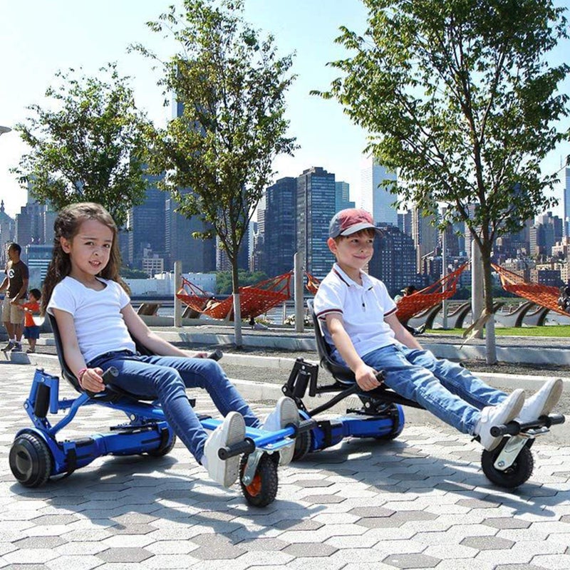 Epessa Hoverboard Seat Attachment With Go Cart Strap Protectors, Adjustable Replacement Straps Compatible With Self Balancing Scooter, Hook and Loop - Image 3