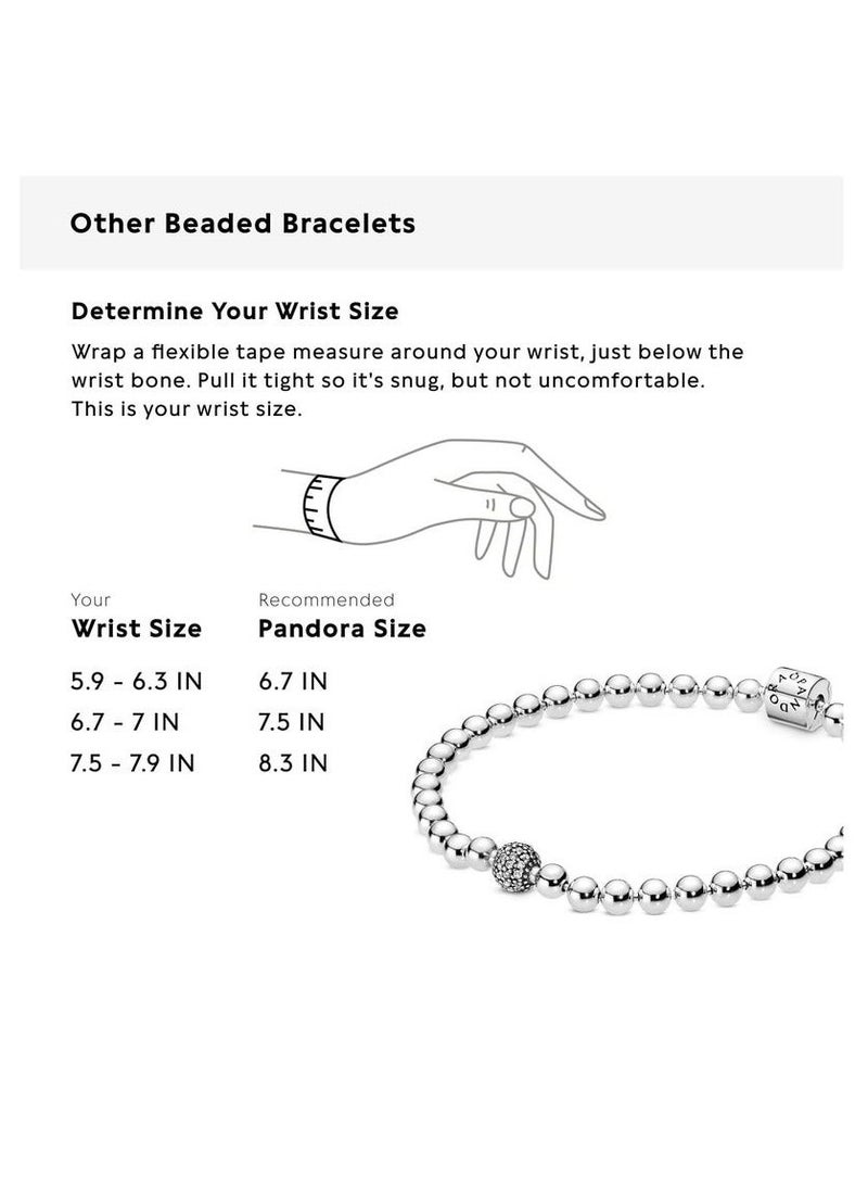 Pandora Violet - 925 Sterling Silver Jewelry Bracelet - Image 1