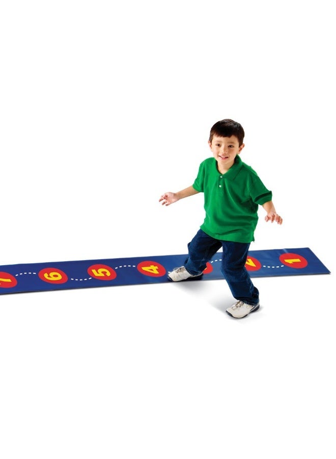 ليرننج ريسورسز موارد التعلم - خط الأعداد من 1 إلى 20 خطوة بخطوة، سجادة أرضية سهلة التنظيف للعب الرياضيات النشط، بطول 3.5 متر، للأعمار من 3 سنوات فما فوق - Image 2