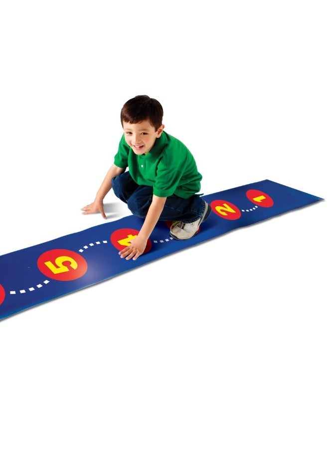 ليرننج ريسورسز موارد التعلم - خط الأعداد من 1 إلى 20 خطوة بخطوة، سجادة أرضية سهلة التنظيف للعب الرياضيات النشط، بطول 3.5 متر، للأعمار من 3 سنوات فما فوق - Image 3