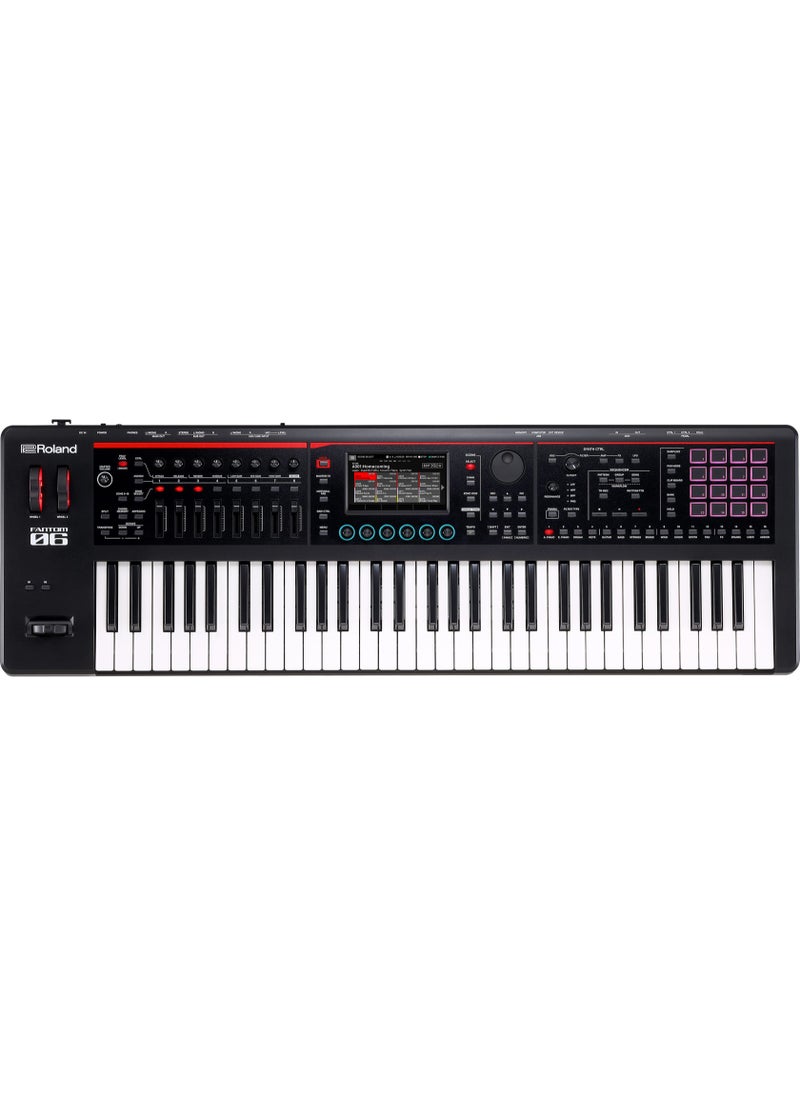 Roland FANTOM-6 61-Key Music Workstation Keyboard – Advanced Synthesizer with ZEN-Core, V-Piano, and SuperNATURAL Technologies  - Image 2
