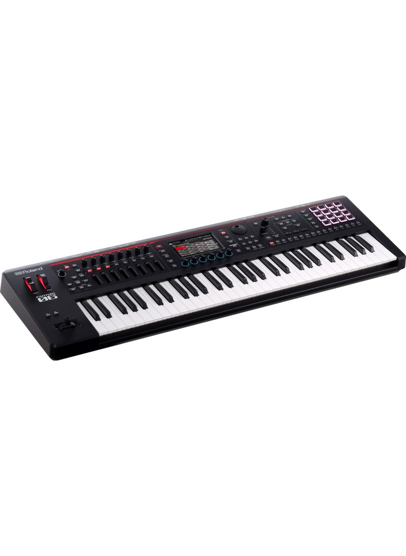 Roland - FANTOM-6 61-Key Music Workstation Keyboard – Advanced Synthesizer with ZEN-Core, V-Piano, and SuperNATURAL Technologies - Image 1