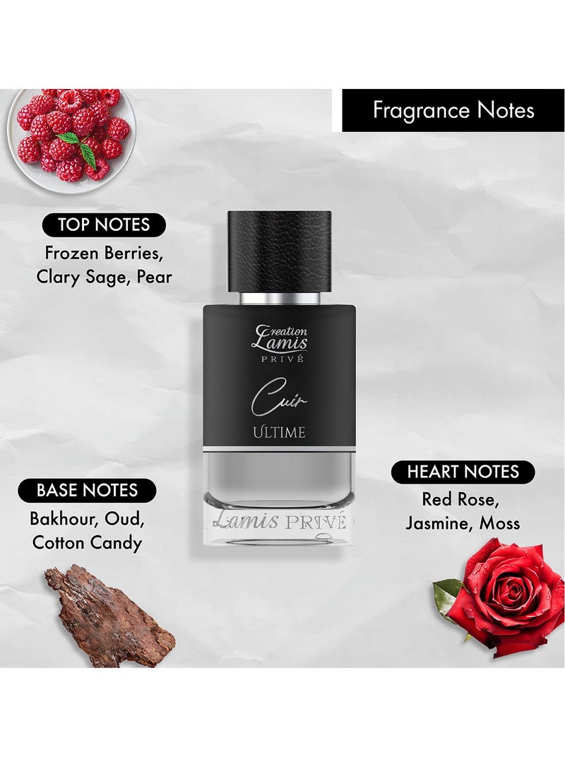 Creation Lamis - Creation Lamis Privé Cuir Ultime Eau de Toilette Unisex 100ml - Image 1
