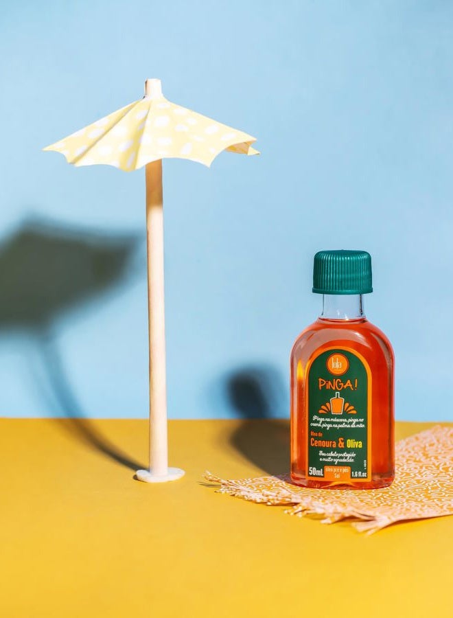 LOLA from Rio Pinga Novo Carrot & Olive Oil 50 ml | UV‑Protective Hair Oil | Nourishing Blend for Dry Hair | Pre & Post‑Shampoo Care - Image 3
