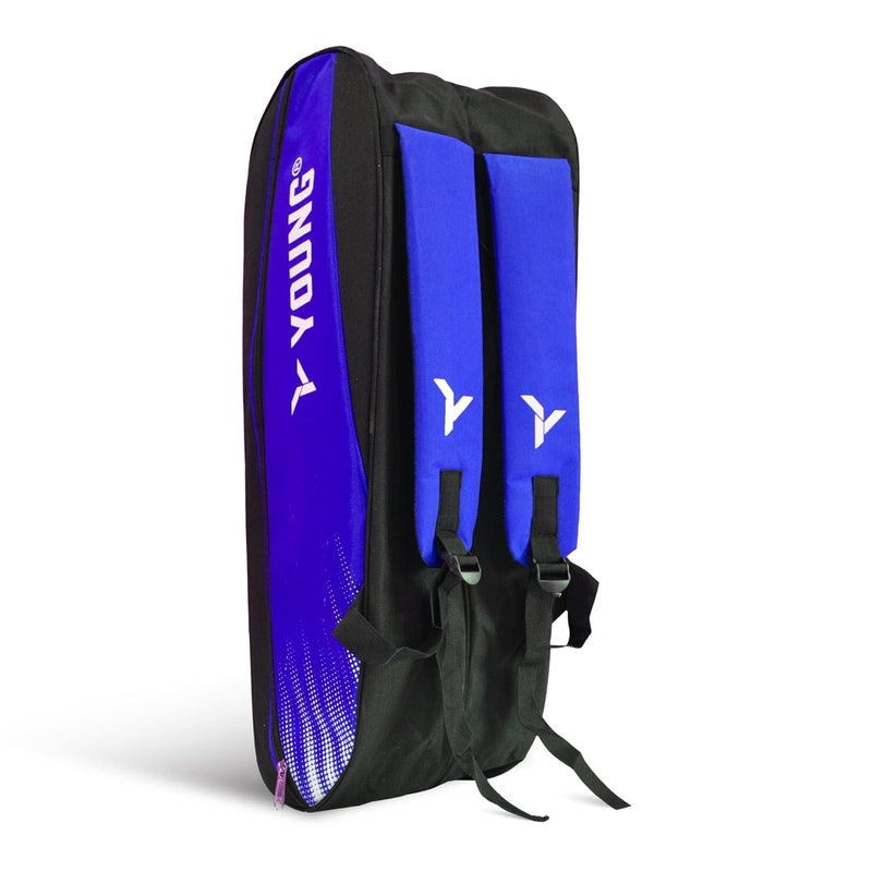 Young حقيبة كيت GTR بسحاب مزدوج | بوليستر متين | جيب جانبي | حقيبة ظهر لنوع كيتبادمنتون - Image 1