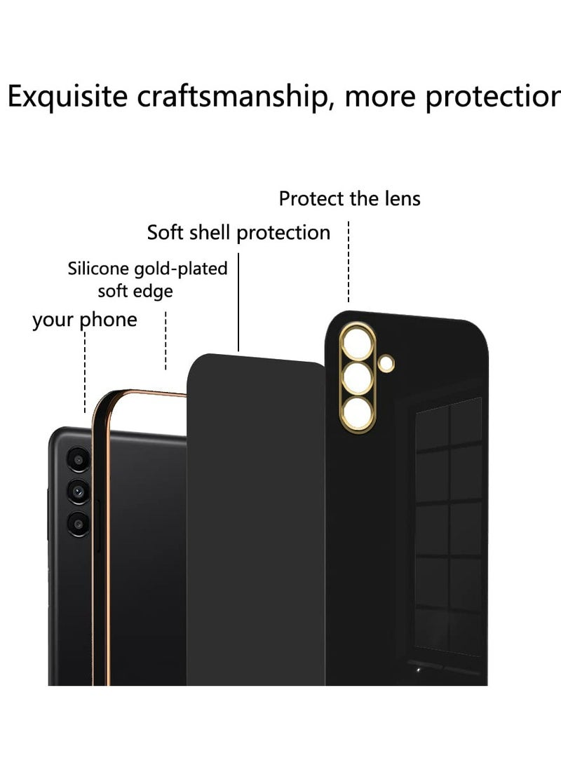 Case Cover for Samsung Galaxy A34 5G, Luxury Plating Soft Back Cover, Raised Full Camera Protection - Image 3