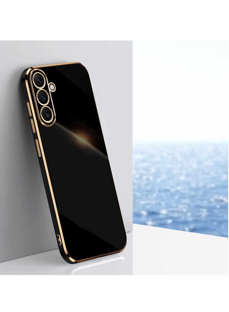 Case Cover for Samsung Galaxy A34 5G, Luxury Plating Soft Back Cover, Raised Full Camera Protection - Image 1