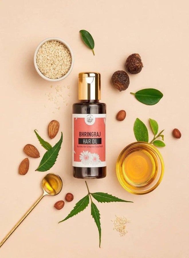 AMRUTAM Bhringraj Hair Oil | Nourishes Hair, Dandruff Controll & Improves Scalp Health with Amla, Neem, Methi Dana (100 ML) - Image 5