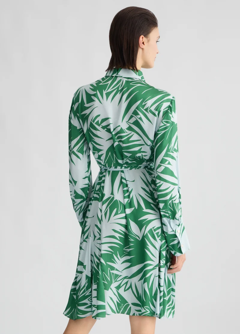 Liu Jo Green shirt dress