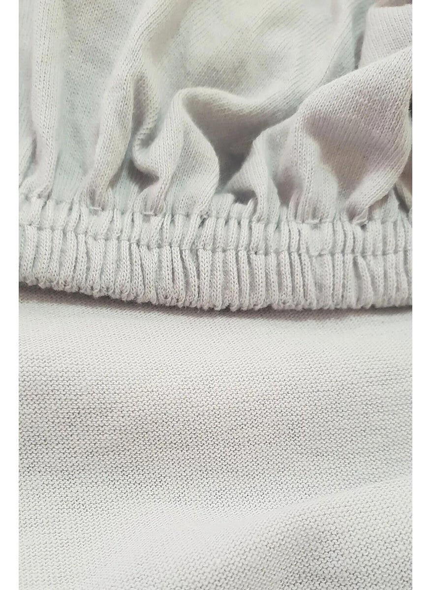 Cotenconcept 2 Pieces of Cotton and Elastic Combed Baby Bed Sheets  - Image 2