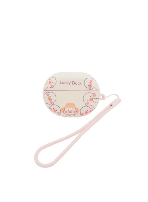 For HuaweiFreebuds Pro3/2 Wireless Bluetooth Headset Cartoon Creative Se3/4i/5i/Pro Soft-Color:Soft Shell + Lanyard-hat Duck-Model:Universal For HuaweiFreebuds Pro3/pro4 (protective Case)