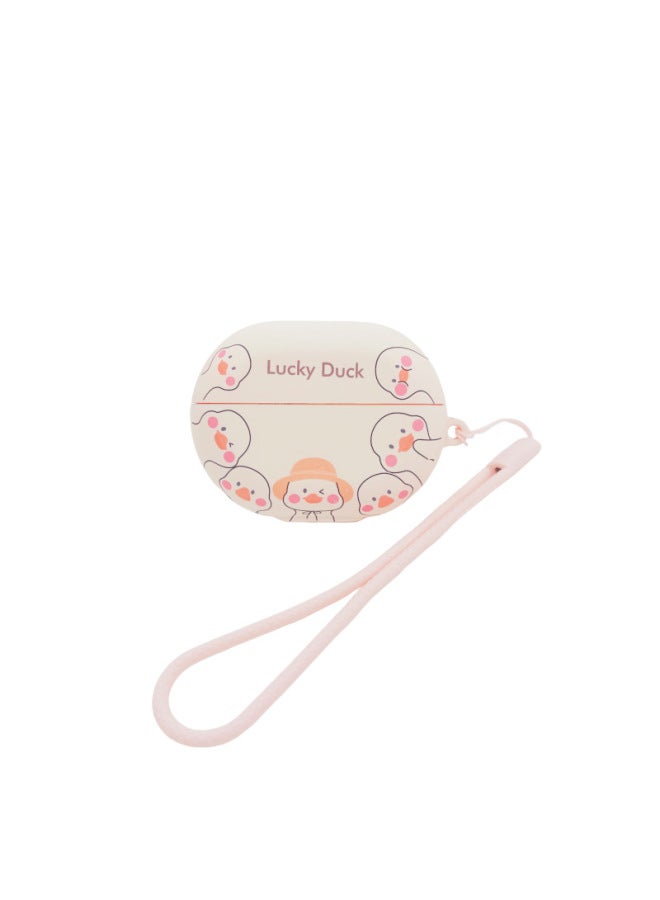 For HuaweiFreebuds Pro3/2 Wireless Bluetooth Headset Cartoon Creative Se3/4i/5i/Pro Soft-Color:Soft Shell + Lanyard-hat Duck-Model:Universal For HuaweiFreebuds Pro3/pro4 (protective Case)