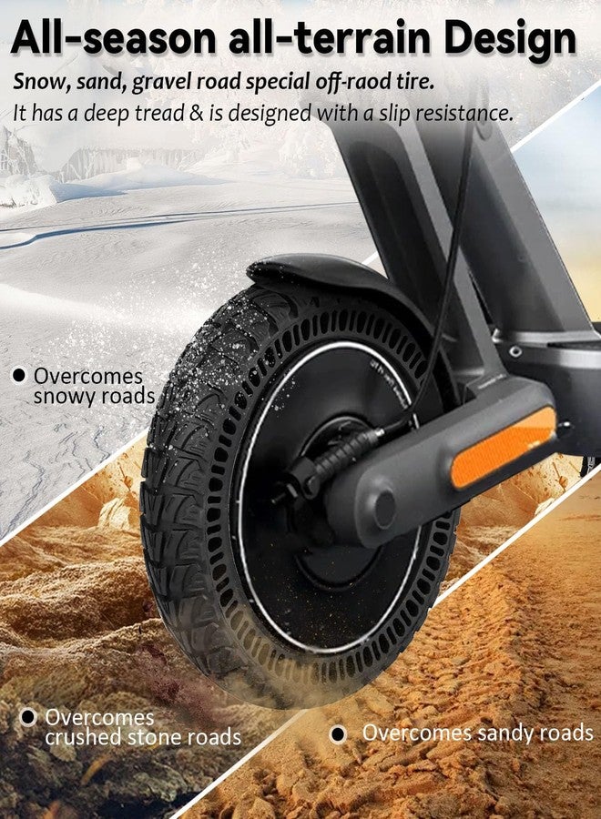 إطار GLDYTIMES صلب للطرق الوعرة مقاس 9x2.25، إطار بديل 50/75-6 8.5x2.0، مناسب لـ Gotrax GXL V2 XR/Apex XL/G3 Plus~Hiboy S2~Xiaomi M365/Pro 2، مقاس 9 بوصات، مقاوم للانفجار - Image 4