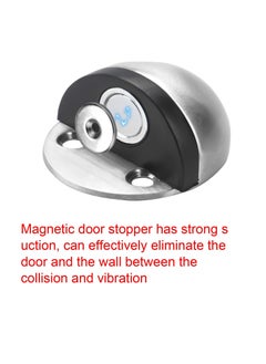 Magnetic Door Stops - Heavy Duty Floor Mounted Stainless Steel Door Holder with Soft Close Feature, Self-Adhesive Rubber Magnet, 2 Pack, Silver Finish. - pzsku/ZA9FF3B1BE24CADE86C4BZ/45/_/1724136423/3783b14f-619f-49d1-b82d-55be127eb0c7