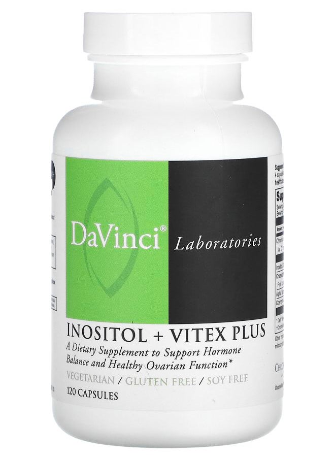 DaVinci Laboratories Inositol + Vitex Plus  120 Capsules 