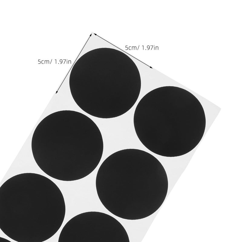 A4 Black Circle Labels 400 Pieces Writable Adhesive Stickers Office Event - Image 3