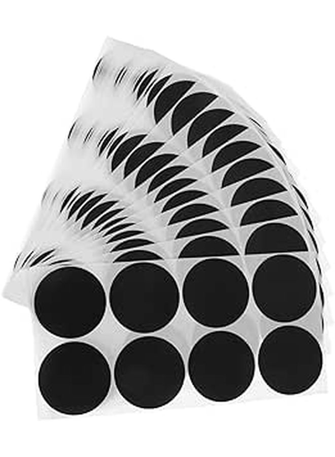 A4 Black Circle Labels 400 Pieces Writable Adhesive Stickers Office Event - Image 1