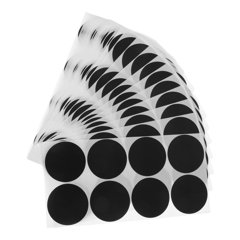 A4 Black Circle Labels 400 Pieces Writable Adhesive Stickers Office Event - Image 2