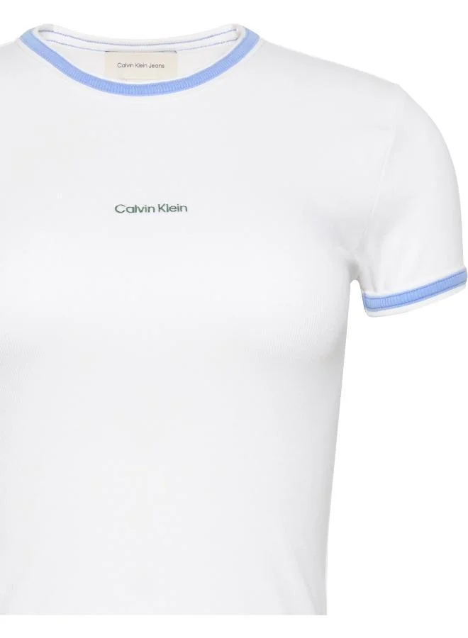 Calvin Klein Jeans  Logo Crew Neck T-Shirt for Women | Best Price UAE
