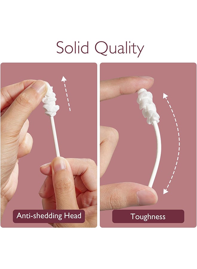 Momcozy منظف لسان الأطفال من الشاش، فرشاة أسنان للأطفال للاستخدام مرة واحدة، فرشاة أسنان للأطفال لتنظيف الفم واللثة، عصا تنظيف الفم للأطفال الرضع، منظف فم للأطفال حديثي الولادة، 40 قطعة - Image 3