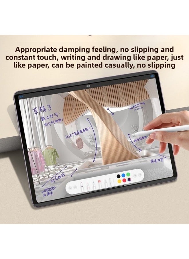 Generic - Suitable For Apple Ipad Paper Film IPad10.2-inch Removable Magnetic Film Pro11 Hand-painted Writing Film Air5-Color:Adhesive Type Paper-like Film Packaging Card Scraping Kit-Size:ipad Air 13  2025 - Image 1