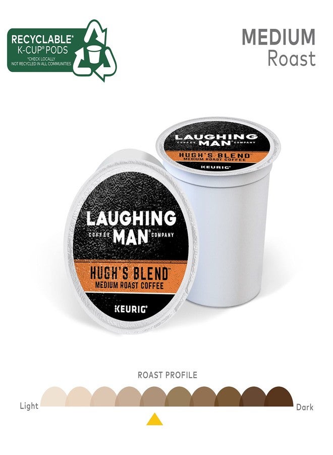 Laughing Man Hugh's Blend Keurig Single-Serve K-Cup Pods, Medium Roast Coffee, 60 Count (6 Packs of 10) - Image 4