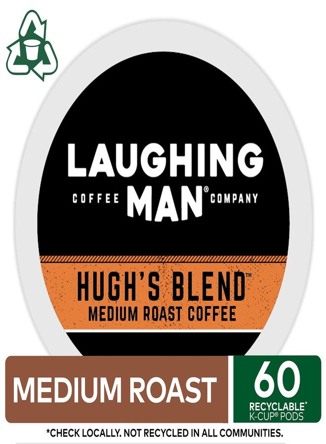 Laughing Man Hugh's Blend Keurig Single-Serve K-Cup Pods, Medium Roast Coffee, 60 Count (6 Packs of 10) - Image 5
