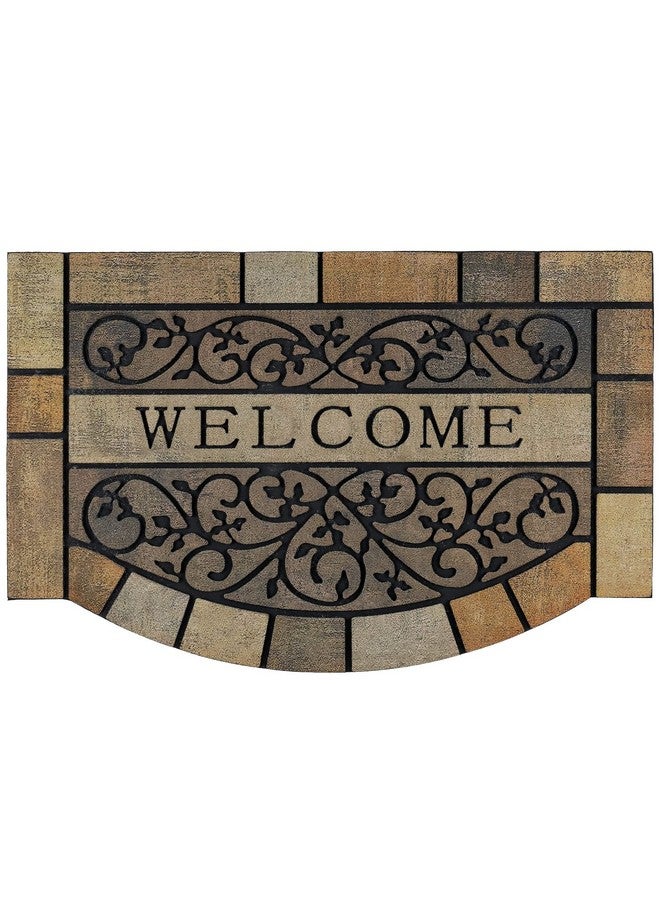 CHICHIC Entrance Door Mat Large 24 x 36 Inch Entry Way Doormat Front Door Rugs Outdoors Heavy Duty Welcome Mat, Non Slip Rubber Back Low Profile for Garage, Patio, High Traffic Area, Vine - Image 1