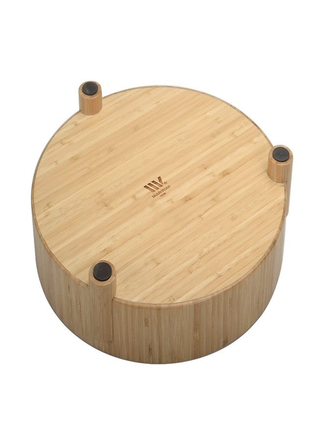 MobileVision Bamboo Dish Snack Bowl for Pistachios, Peanuts, Sunflower Seeds, Fruit, Olives, Edamame & more Serving Dish for entertaining and gifting - Image 4