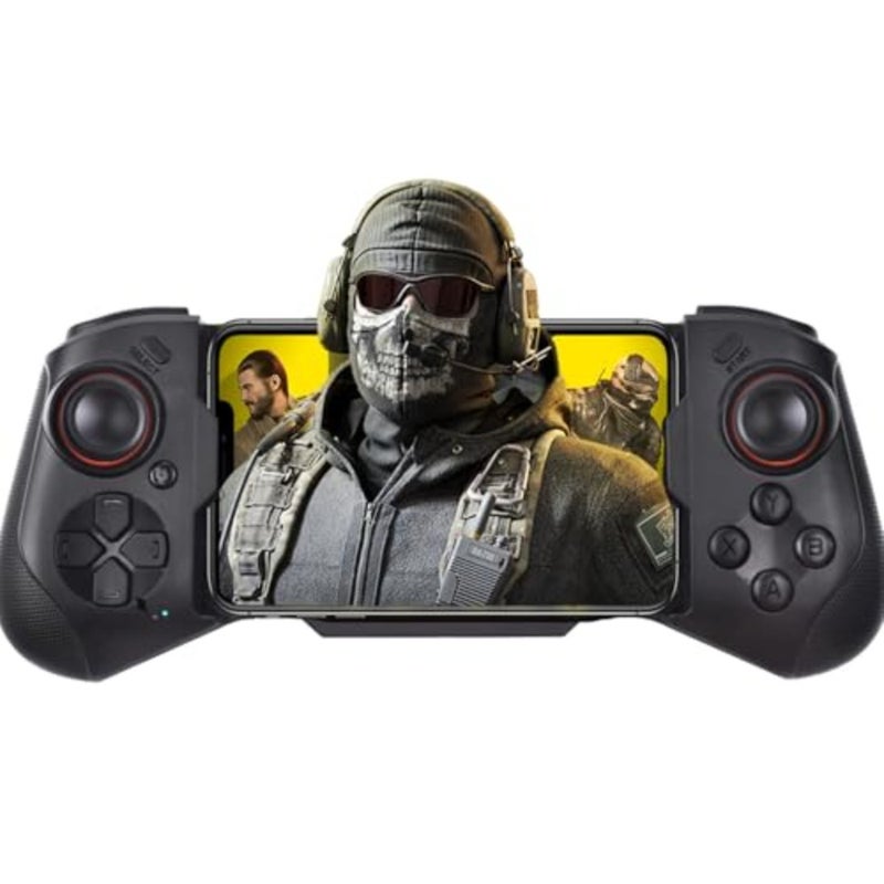 Mobile Gaming Controller for iPhone iOS Android PC Wireless Gamepad Joystick for iPhone 17/iPhone 16/15/14/12, iPad, MacBook, Galaxy S22/S21/S20, TCL, Tablet, PC - 18+ Hour Battery Life - COD - Image 1