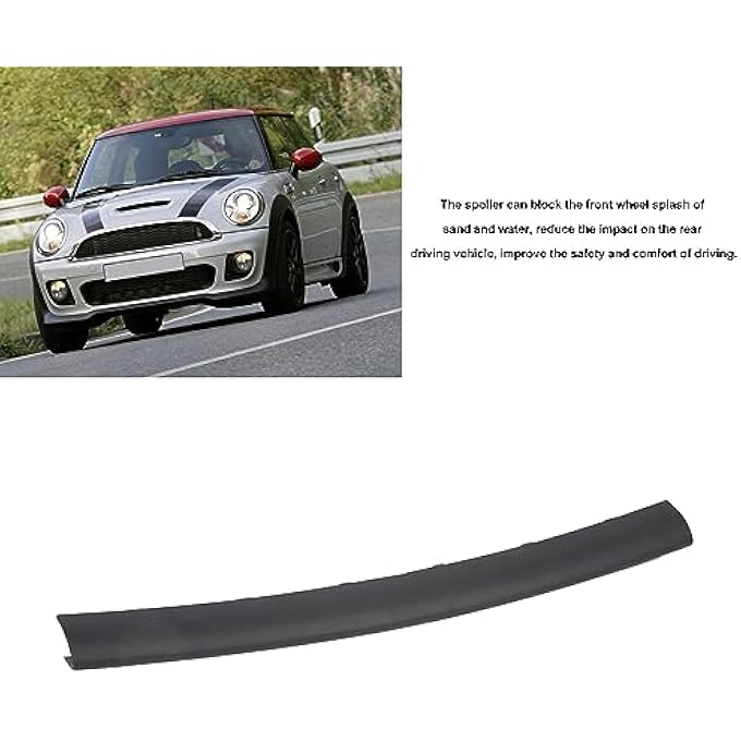 Cryfokt Front Bumper Lower Spoiler Aerodynamic Reducing Drag Fit for Cooper Hatchback R56 LCI 2011-2013, Replacement Installation for Car Enthusiasts - Image 3