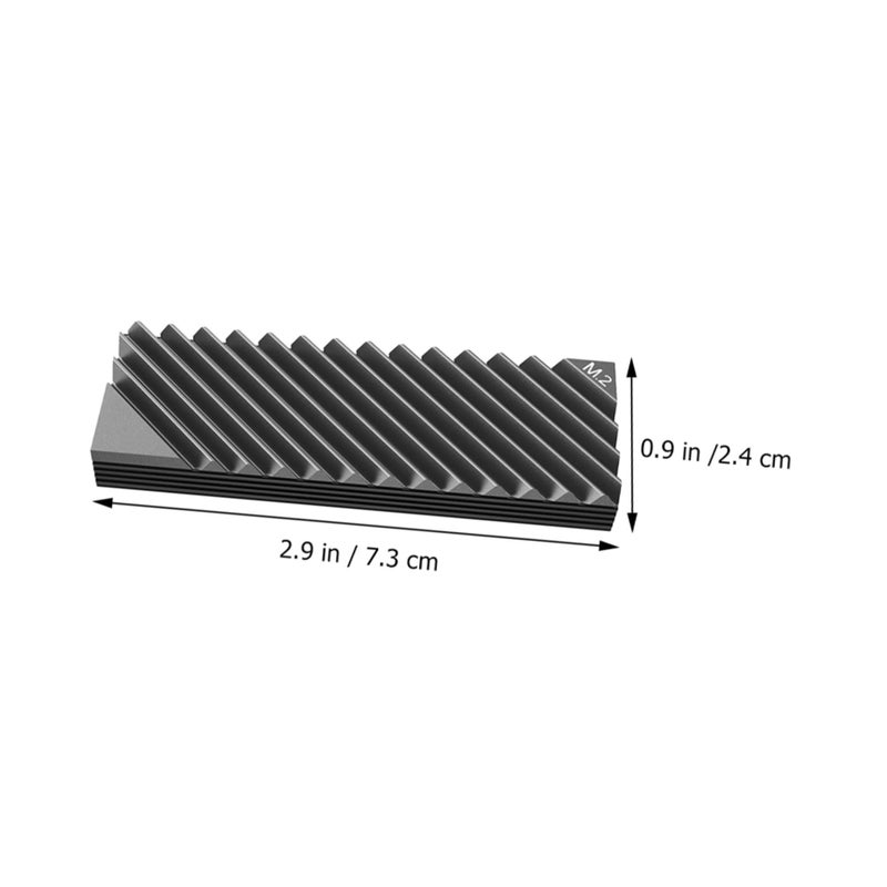 مشتت حرارة من الألومنيوم لـ SSD عالي الأداء مستقر سهل التركيب يقلل من تراكم الحرارة - Image 3