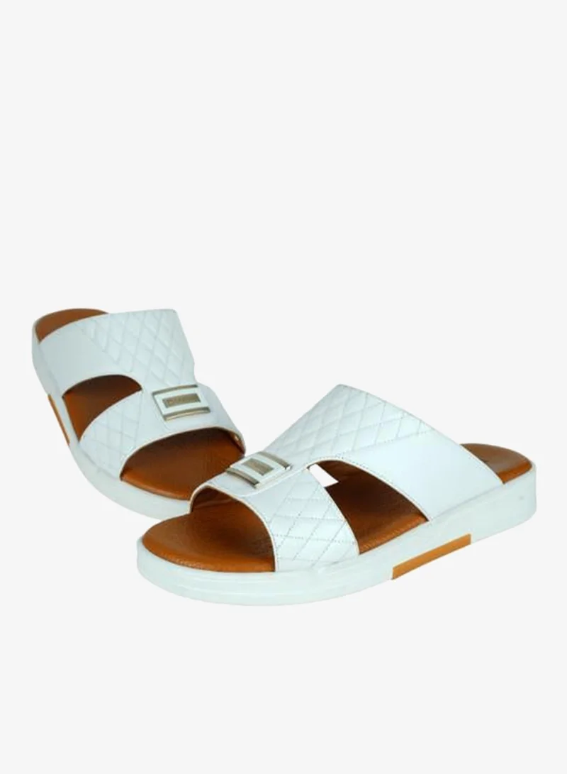 Barjeel Uno White 008-3643 Barjeel Uno Mens Arabic Sandals MSA138 White for Men | Best Price UAE