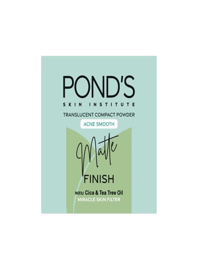 بوندس بودرة مضغوطة شفافة من بوندز لعلاج حب الشباب، بلمسة نهائية ناعمة غير لامعة، 9 غرام. - Image 1