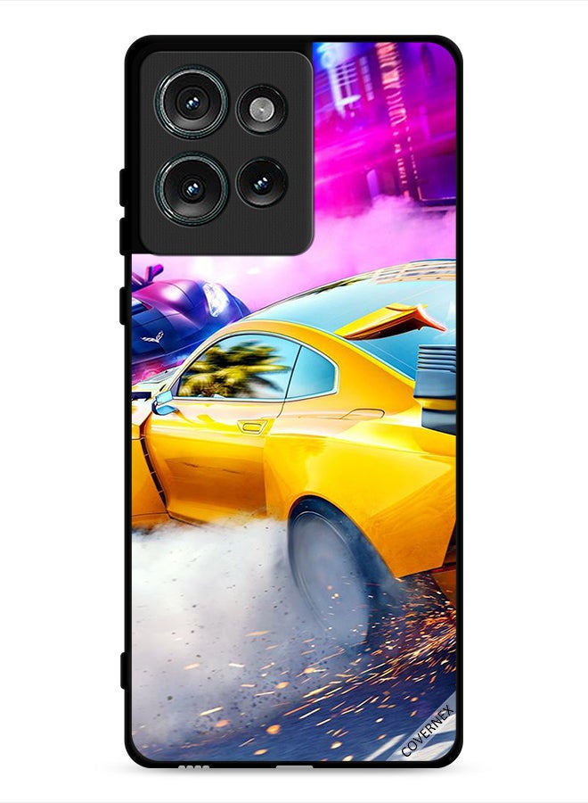 Covernex Motorola Edge 50 Protective Case Cover Racing Car - Image 1