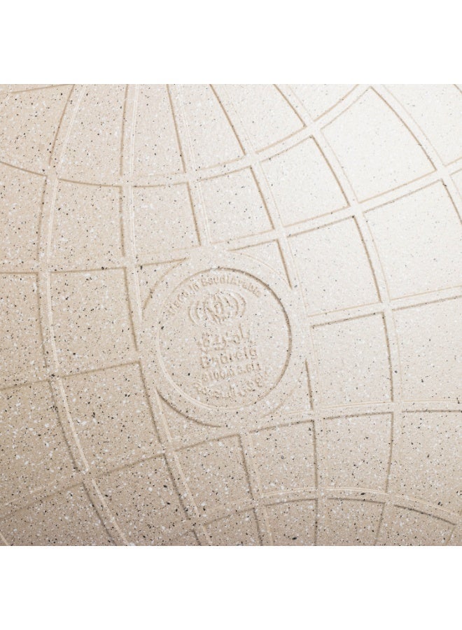 بادريق صينية لاهويا جرانيت مستطيلة – لون بيج فاخر 31 سم 🫕✨ | سعة 3.5 لتر - Image 2