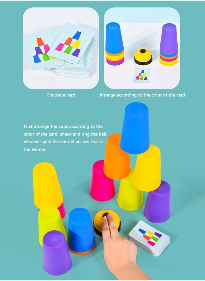 Captaintech Portable Quick Cups Games for Kids and Classic Family toys - Image 4