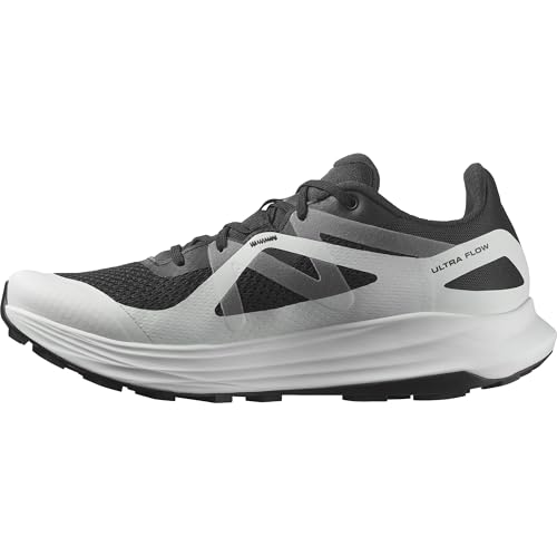 Salomon Mens Ultra Flow Trail Running Shoes BlackGlacier GrayQuiet Shade 95