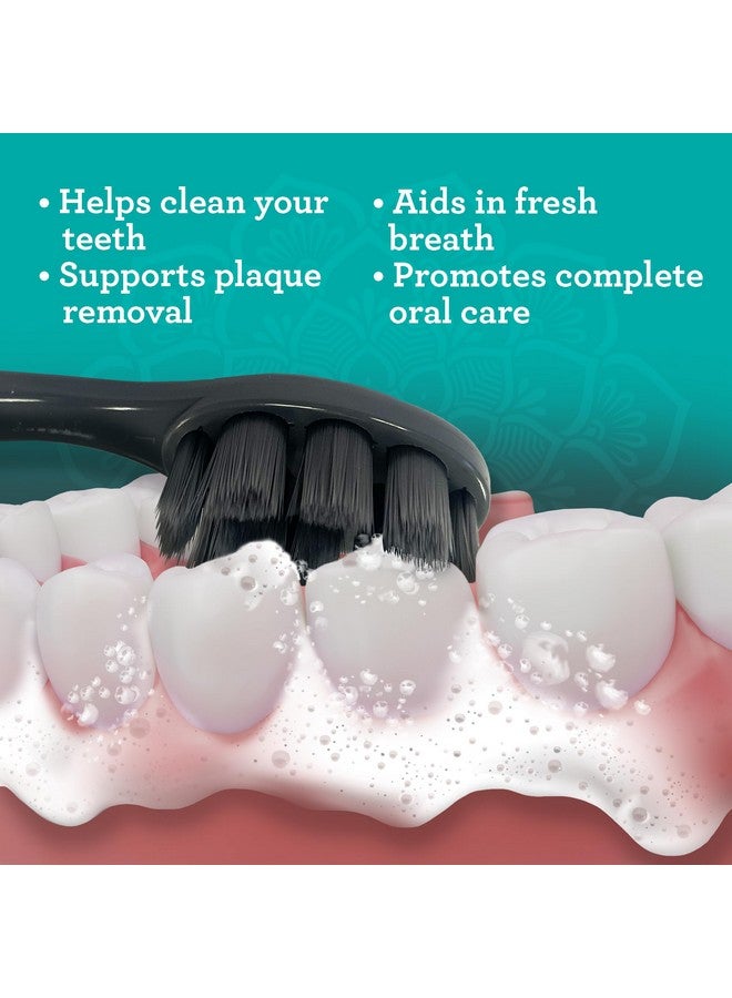 جوراناندا فرشاة أسنان جوروناندا باتر أون غومز بالفحم - أكثر من 8000 شعيرات سوفتكس™ للأسنان واللثة الحساسة، تساعد على تبييض الأسنان، فائقة النعومة (6 قطع) - Image 3