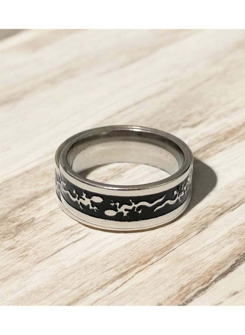 جوليري إيفريداي خاتم رجالي مصنوع من التيتانيوم ستيل المقاوم للصدأ مقاس 9 - Image 1