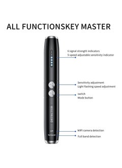 IISE Hidden Camera Detectors,Anti Spy Detector,Bug Detector,Listening Device Detector,RF Signal Detector,Privacy Protector,5 Levels Sensitivity,3 Professional Modes  - Image 2